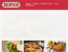 Tablet Screenshot of beofood.com